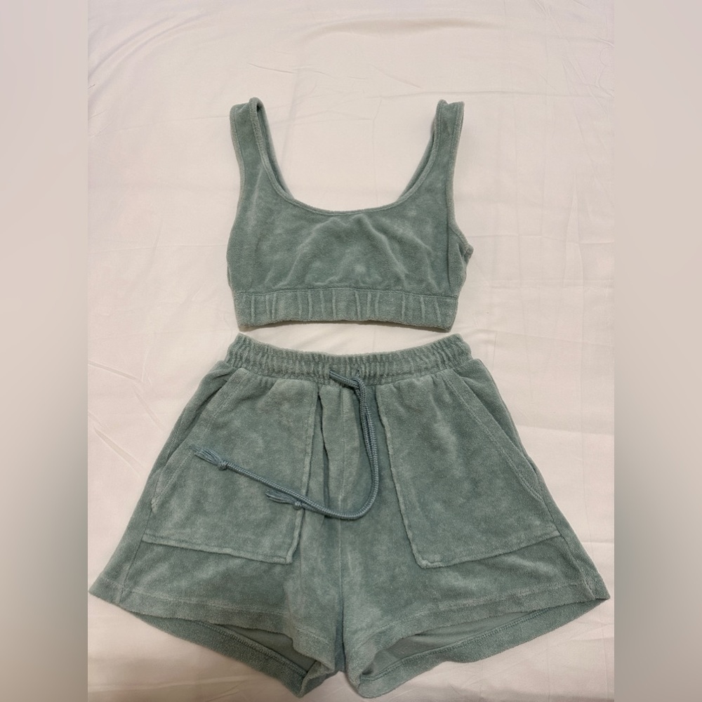 Zara Matching TerryCloth Set